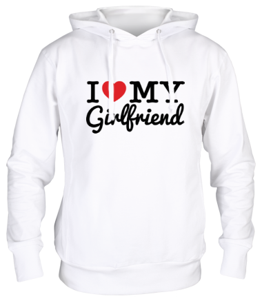 Толстовка худи I love my girlfriend