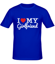 Мужская футболка I love my girlfriend фото