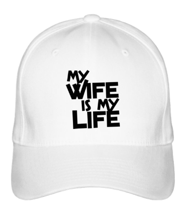 Бейсболка my wife is my life