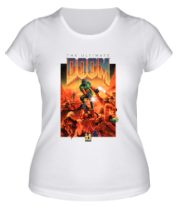 Женская футболка Doom фото