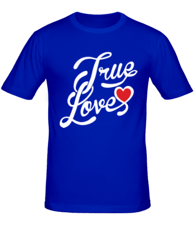 Мужская футболка True love