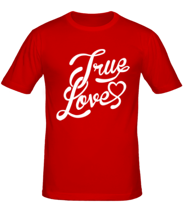 Мужская футболка True love