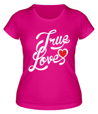 Женская футболка True love