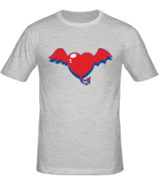 Мужская футболка Демоническое сердце фото