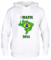 Толстовка худи Brazil 2014 фото