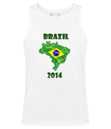 Мужская майка Brazil 2014