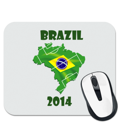 Коврик для мыши Brazil 2014