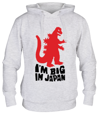 Толстовка худи Godzilla - I'M BIG JAPAN