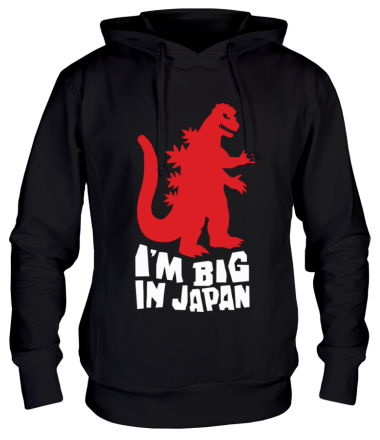 Толстовка худи Godzilla - I'M BIG JAPAN