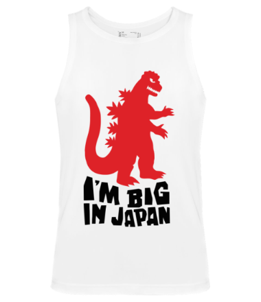 Мужская майка Godzilla - I'M BIG JAPAN