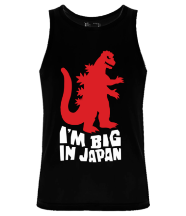 Мужская майка Godzilla - I'M BIG JAPAN