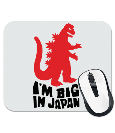 Коврик для мыши Godzilla - I'M BIG JAPAN