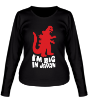 Женская футболка длинный рукав Godzilla - I'M BIG JAPAN фото