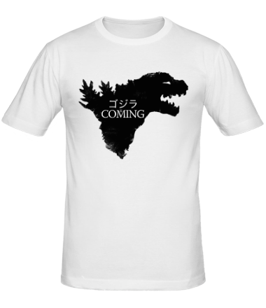 Мужская футболка Godzilla is COMING vintage