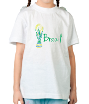 Детская футболка FIFA cup Brazil фото