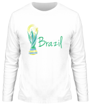 Мужская футболка длинный рукав FIFA cup Brazil фото