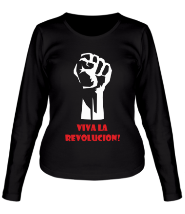 Женская футболка длинный рукав Viva La Revolucion