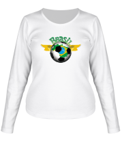 Женская футболка длинный рукав Чемпионат в Бразилии фото