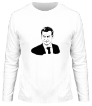 Мужская футболка длинный рукав Дмитрий Медведев фото