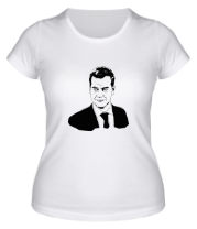 Женская футболка Дмитрий Медведев фото