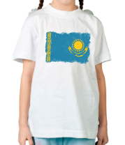 Детская футболка Флаг Казахстана фото