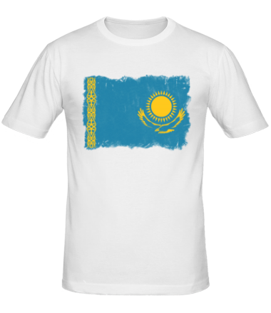 Мужская футболка Флаг Казахстана