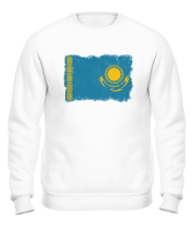 Толстовка без капюшона Флаг Казахстана