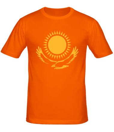 Мужская футболка Герб Казахстана