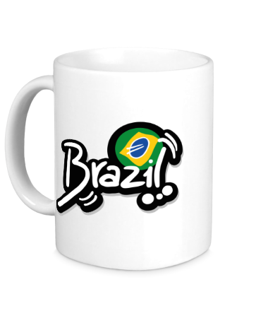 Кружка Brazil 2014 Football