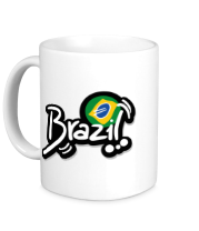 Кружка Brazil 2014 Football фото