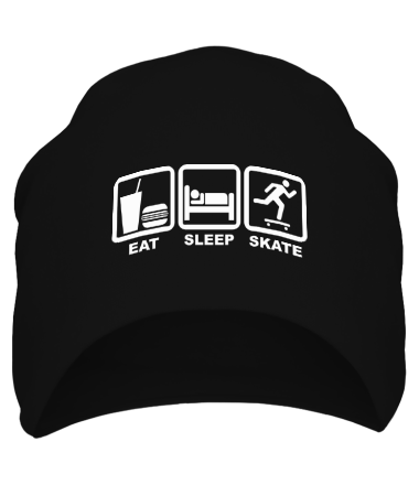 Шапка Еда, сон, скейт - eat sleep skate