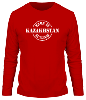 Мужская футболка длинный рукав Made in Kazakhstan фото