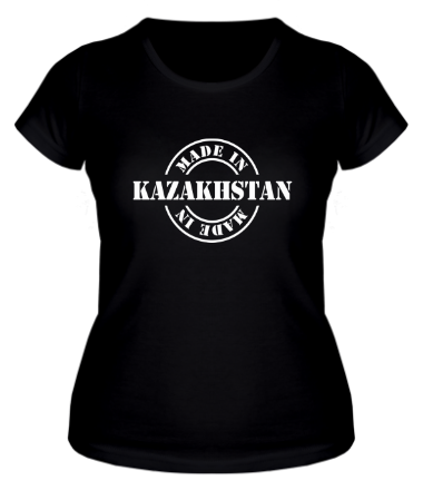 Женская футболка Made in Kazakhstan