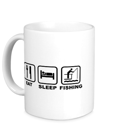 Кружка Eat Sleep Fishing