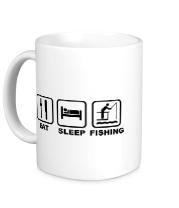 Кружка Eat Sleep Fishing фото