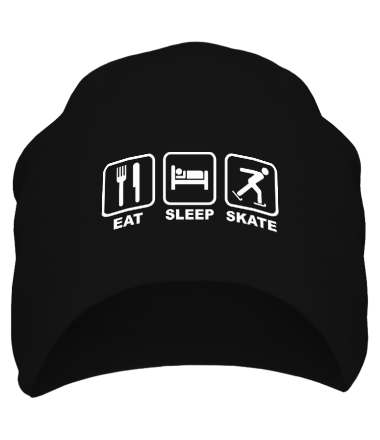 Шапка Eat sleep skate