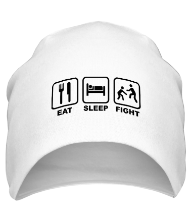 Шапка Eat Sleep Fight