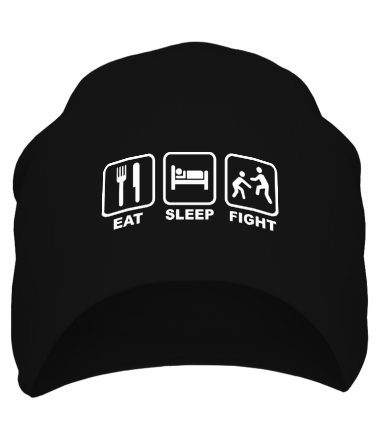 Шапка Eat Sleep Fight