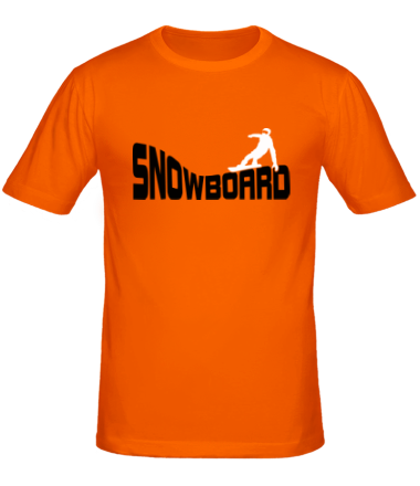 Мужская футболка Snowboard