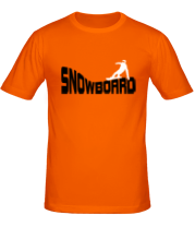 Мужская футболка Snowboard фото