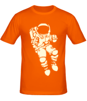 Мужская футболка Космонавт (свет) фото