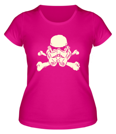 Женская футболка Штурмовик и кости