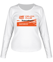 Женская футболка длинный рукав Celica Club фото