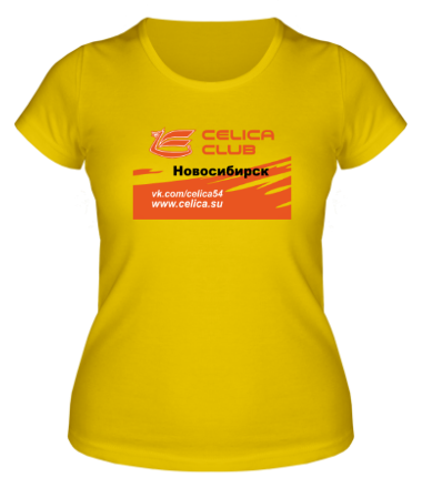 Женская футболка Celica Club