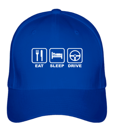 Бейсболка Eat sleep drive