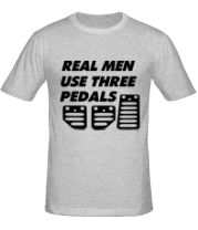 Мужская футболка Три педали фото