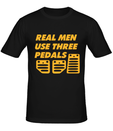 Мужская футболка Три педали