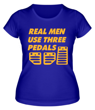 Женская футболка Три педали