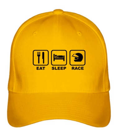 Бейсболка Eat Sleep Race