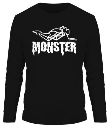 Мужская футболка длинный рукав Monster
